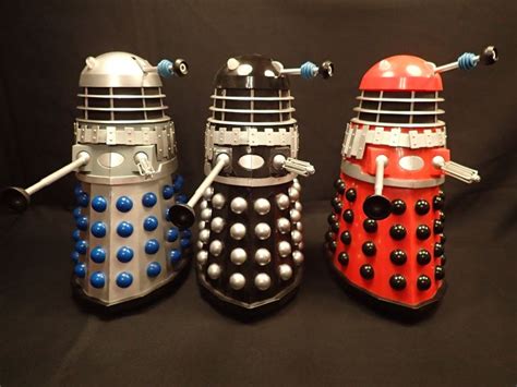 The Three Original Product Enterprise Classic Daleks Released With