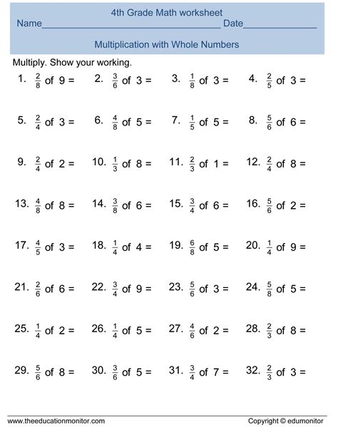 7th Grade Fractions Worksheets 7th Grade Math Worksheets Pdf