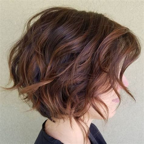 60 Chocolate Brown Hair Color Ideas For Brunettes Wavy Bob Haircuts