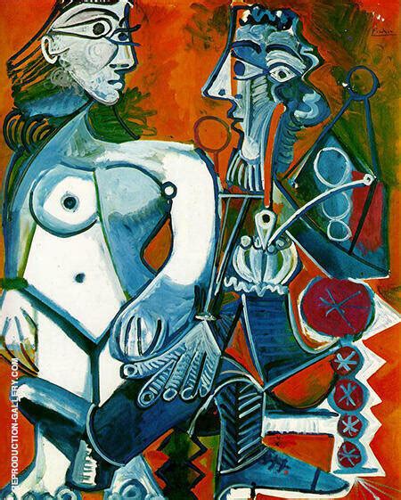Nude And Smoker 1968 By Pablo Picasso Oil Painting Reproduction