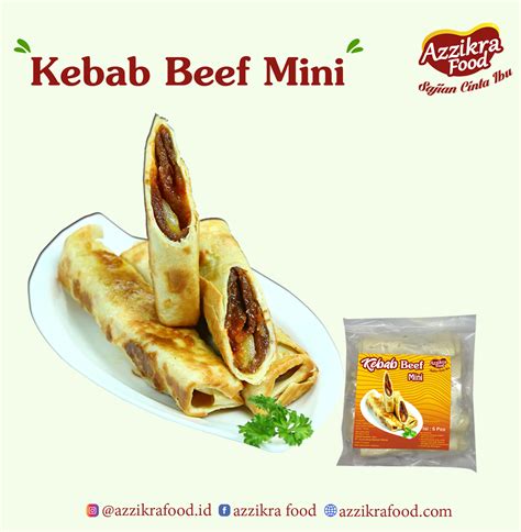 Azzikrafood Kebab Beef Mini Azzikra Food Sajian Cinta Ibu