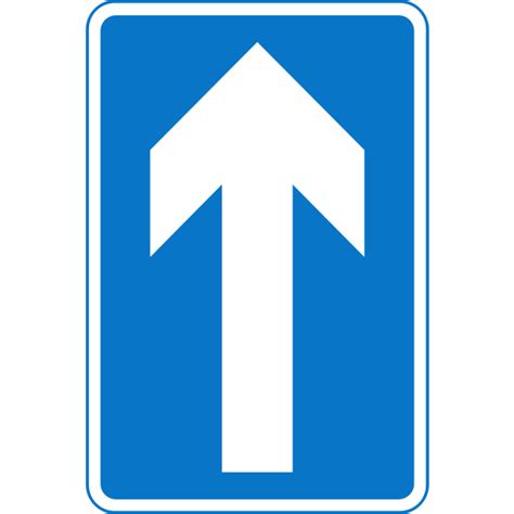 One Way Sign Free Svg