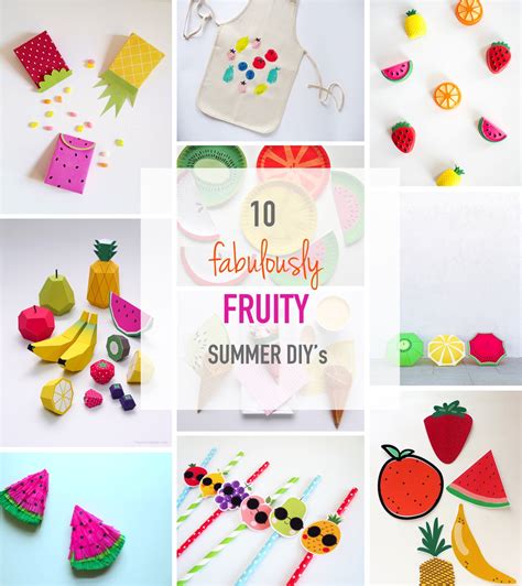 10 Fabulous Fruit Crafts For Kids