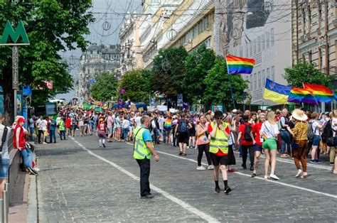 Kyiv Ukraine June 23 2019 March Of Equality Lgbt March Kyivpride