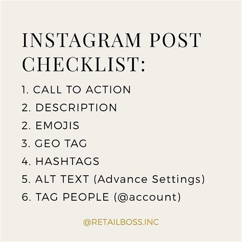 Save This 📌instagram Post Checklist ️😏 Make Sure You Are Doing This
