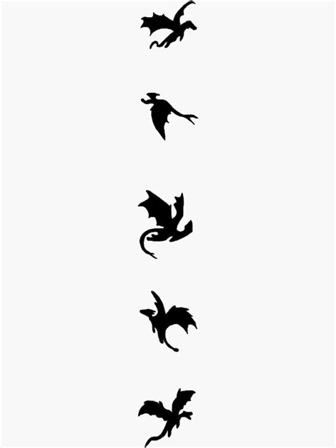 Fourth Wing Spine Dragons Sticker For Sale By Storieswsummer Redbubble