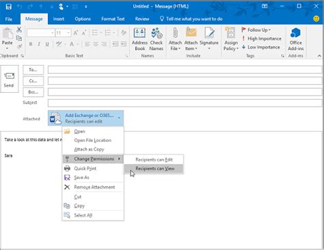 Microsoft Office Tutorials Attach Files Or Insert Pictures In Outlook