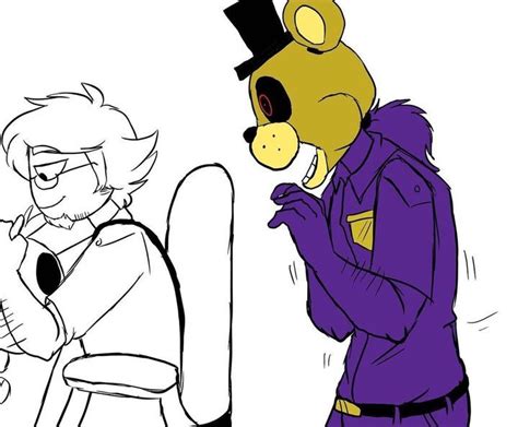 William Afton X Henry Emily Galer A C Mic Fnaf Drawings
