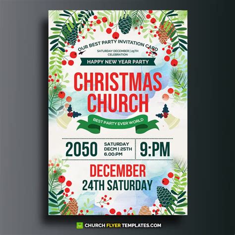 Church Christmas Flyers Templates Psd Design 4500 Church Flyer