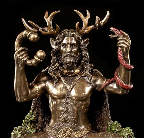 Cernunnos Figure Celtic God With Animals Statue Veronese Hern