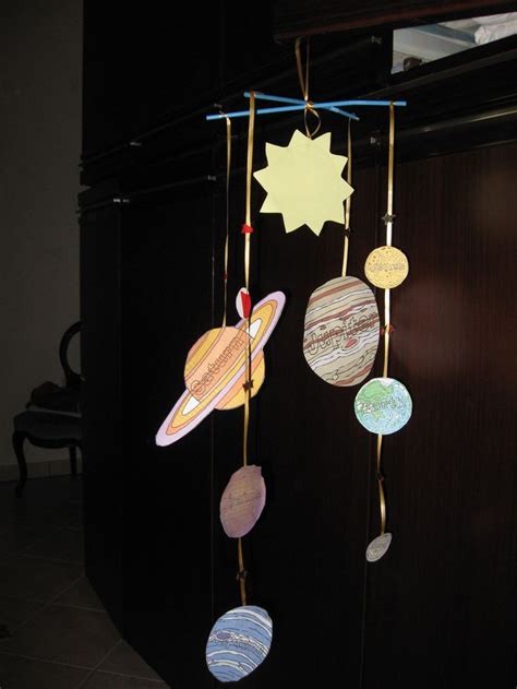 This solar system craft can be paired with other space crafts like these other outer space crafts, especially the space shuttle. Solar system mobile using cutouts | VBS 2014 | Pinterest ...