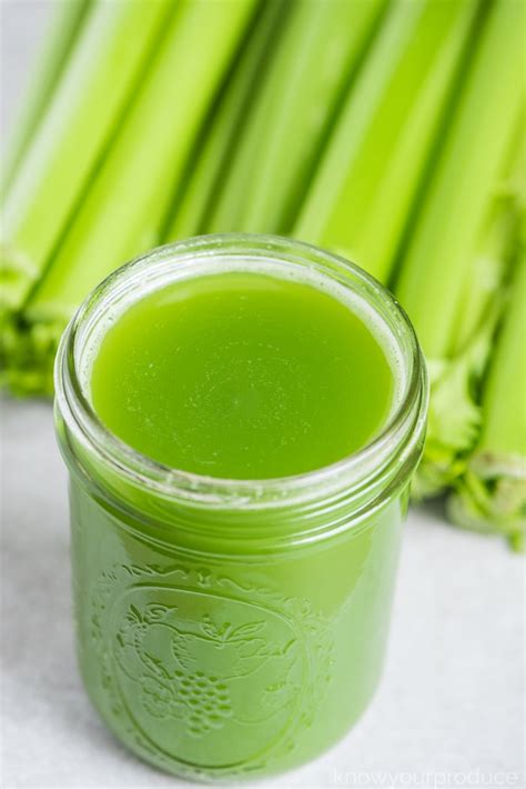 Benefits Of Celery Juice Recipe Know Your Produce
