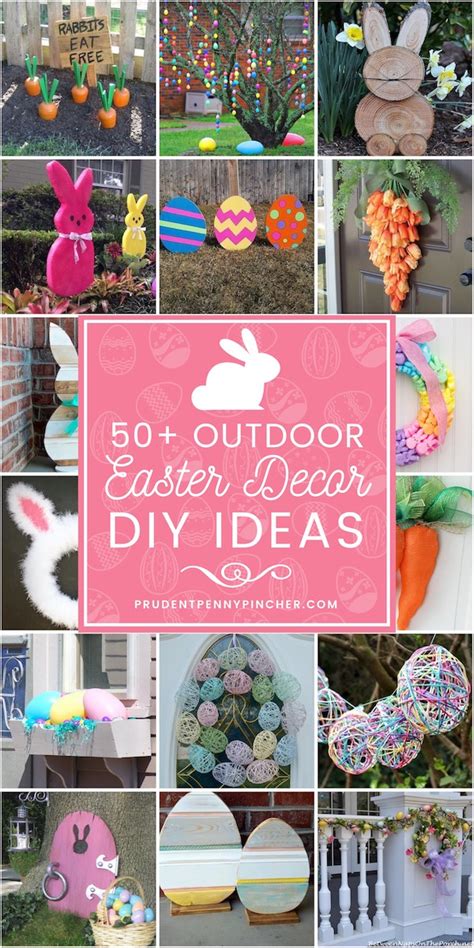 50 Best Diy Outdoor Easter Decorations Prudent Penny Pincher
