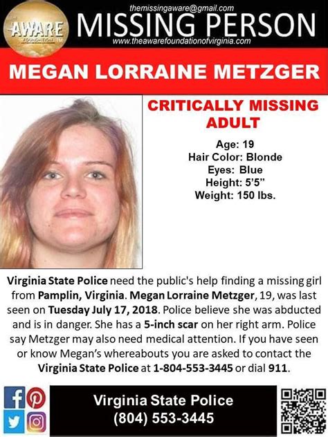Missing Persons State Police Cold Case