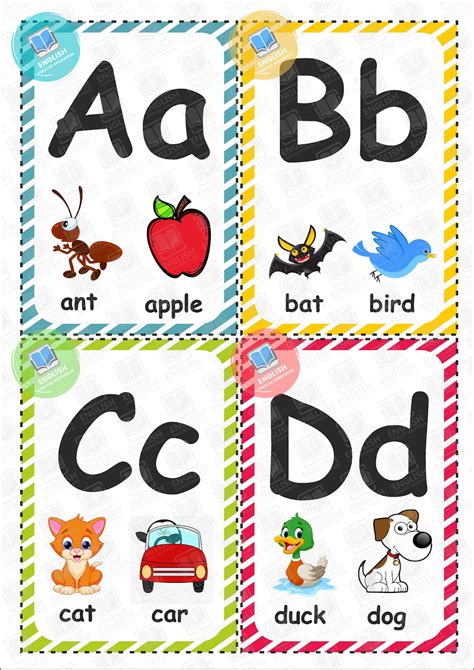 Alphabet Flashcards Printables Just Let The Kids Cut And Color Them