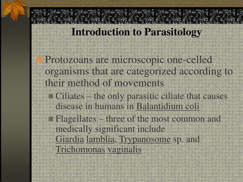 Ppt Introduction To Parasitology Powerpoint Presentation Free