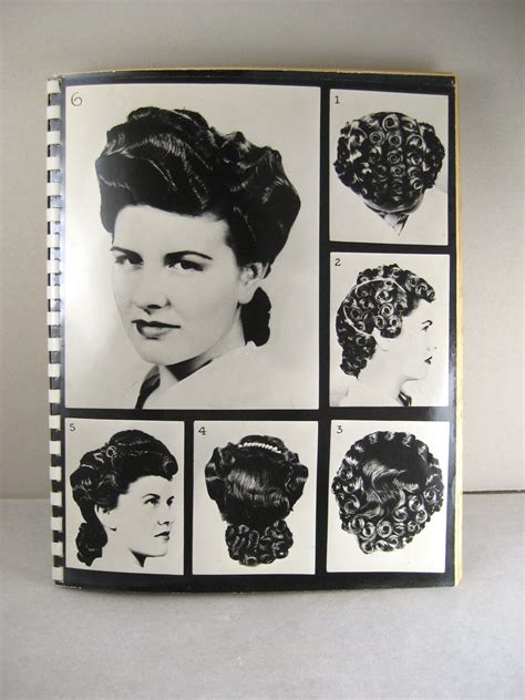 Vintage 40s Hairstyle Book The 5 Basic Hair Styles Etsy