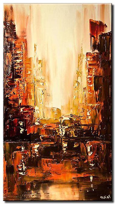 Abstract And Modern Paintings Osnat Fine Art In 2022 City Painting