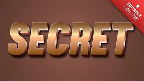 Secret Text Effect Generator