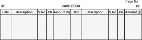 single column cash book definition format  examples