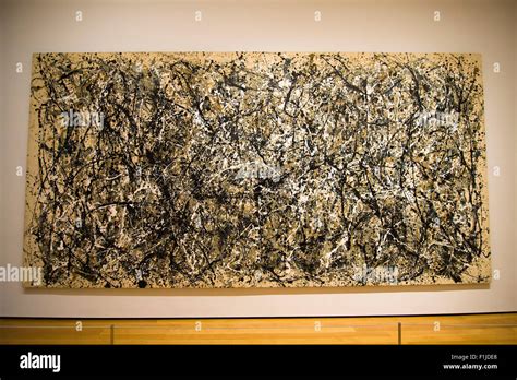 One Number 31 1950 By Jackson Pollock Drip Painting On A Huge Stock