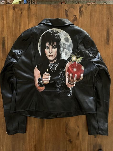 A Leather Jacket I Painted Of Joan Jett Of Joan Jett NUDE