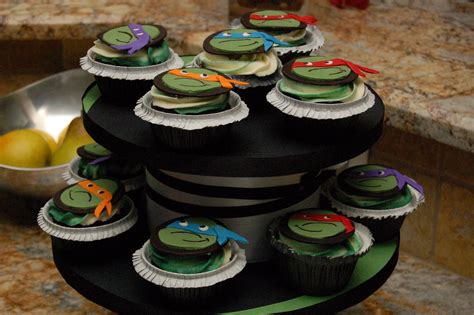 Teenage Mutant Ninja Turtles Cake And Cupcakes