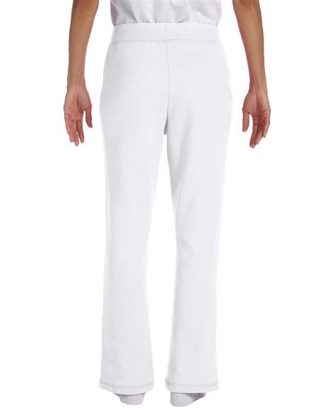 Gildan Womens Sweatpants With Pockets Open Bottom 5050 Sizes S 2xl