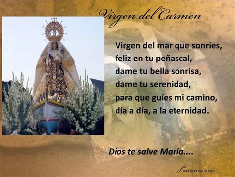 Mis PropÓsitos Virgen Del Carmen Oraciones Virgen Oracion A La Virgen