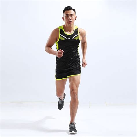 high quality running kits men sport racing suits athletics marathon suits breathable track and