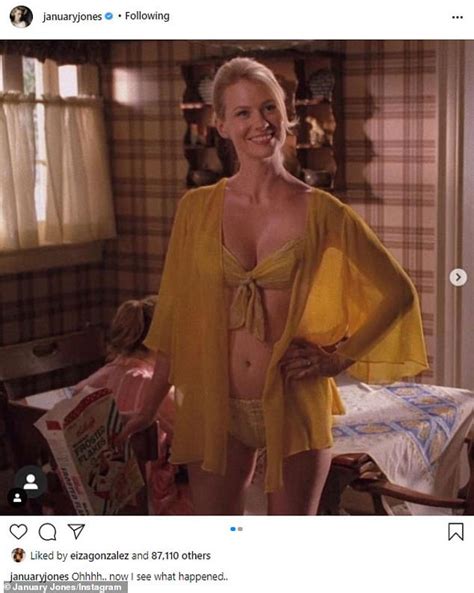 January Jones Pokes Fun At Haters With Bikini Throwback From Mad Men