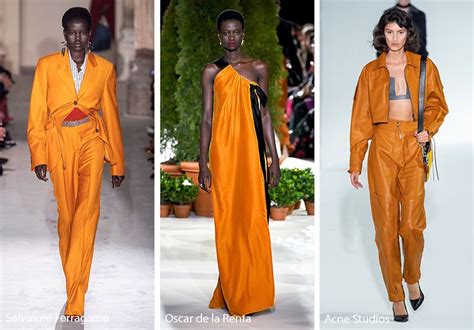 Fall Winter 2020 2021 Color Trends Fall 2020 Runway Colors Fashion