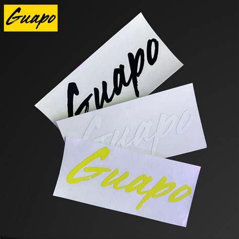 Guapo Sticker Reflectorized 105cm X 48cm Cut Out Sticker Design