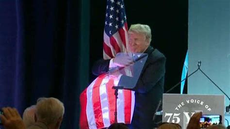 Video Of Trump Hugging American Flag Goes Viral On Air Videos Fox News