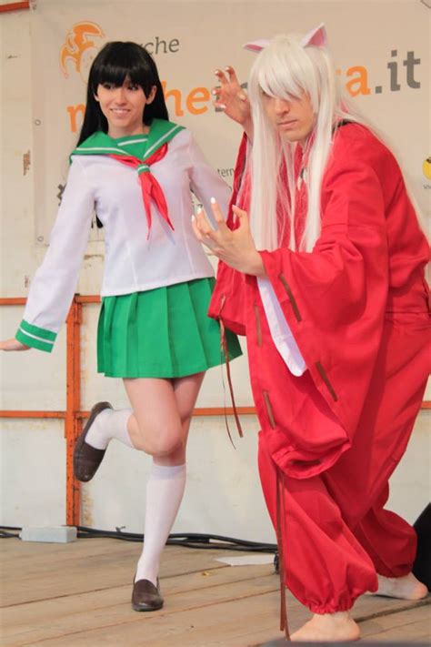 Inuyasha And Kagome Cosplay By Temynyan On Deviantart