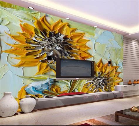 Beibehang Home Decoration Wallpaper High Definition Flower