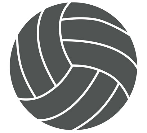 Polish your personal project or design with these volleyball transparent png. Volleyball clipart grey, Volleyball grey Transparent FREE ...