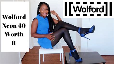 try on and review wolford neon 40 tights first time black youtube