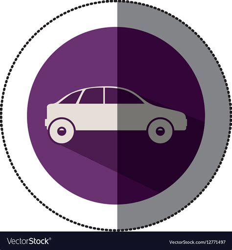 Isolated Car Vehicle Royalty Free Vector Image