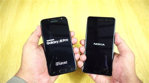 Galaxy J5 Pro 2017 Vs Nokia 6 Speed Test Urduhindi Youtube