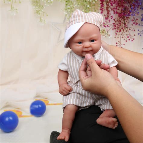 Ivita14 Full Body Soft Silicone Reborn Doll Lifelike New Born Baby