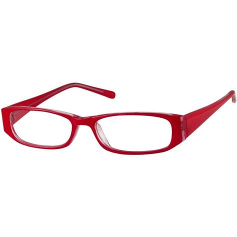 Red Rectangle Glasses 338628 Zenni Optical Red Glasses Frames Red