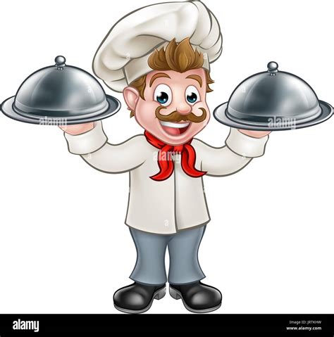 Chef Cook Cartoon Character Mascot Stock Vector Art And Illustration