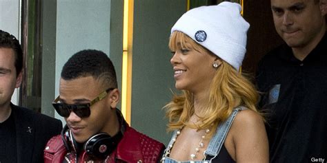 Rihanna And Her Brother Hold Hands Get To Know Rajad Fenty Photo