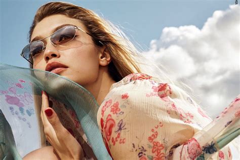 Gigi Hadid For Vogue Eyewear 2018 Campaign Hawtcelebs