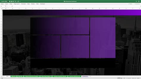 Modern Dashboard Background And Tile Design Ultimate Excel Dashboard 2022