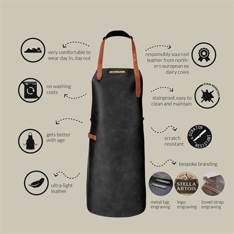 Leather Bbq Aprons Stalwart Crafts