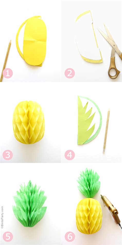 Diy Pineapple Honeycomb Party Decorations Party Ideas Party Printables