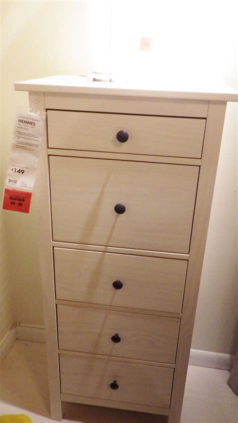 Ikea Hemnes Tall Narrow Dresser Chests Of Drawers Shop Dressers Bedroom Storage Ikea