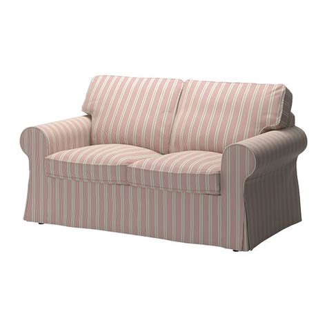Our beloved ektorp seating has a timeless design and wonderfully thick, comfy cushions. EKTORP Bezug 2er-Sofa - Mobacka beige/rot - IKEA